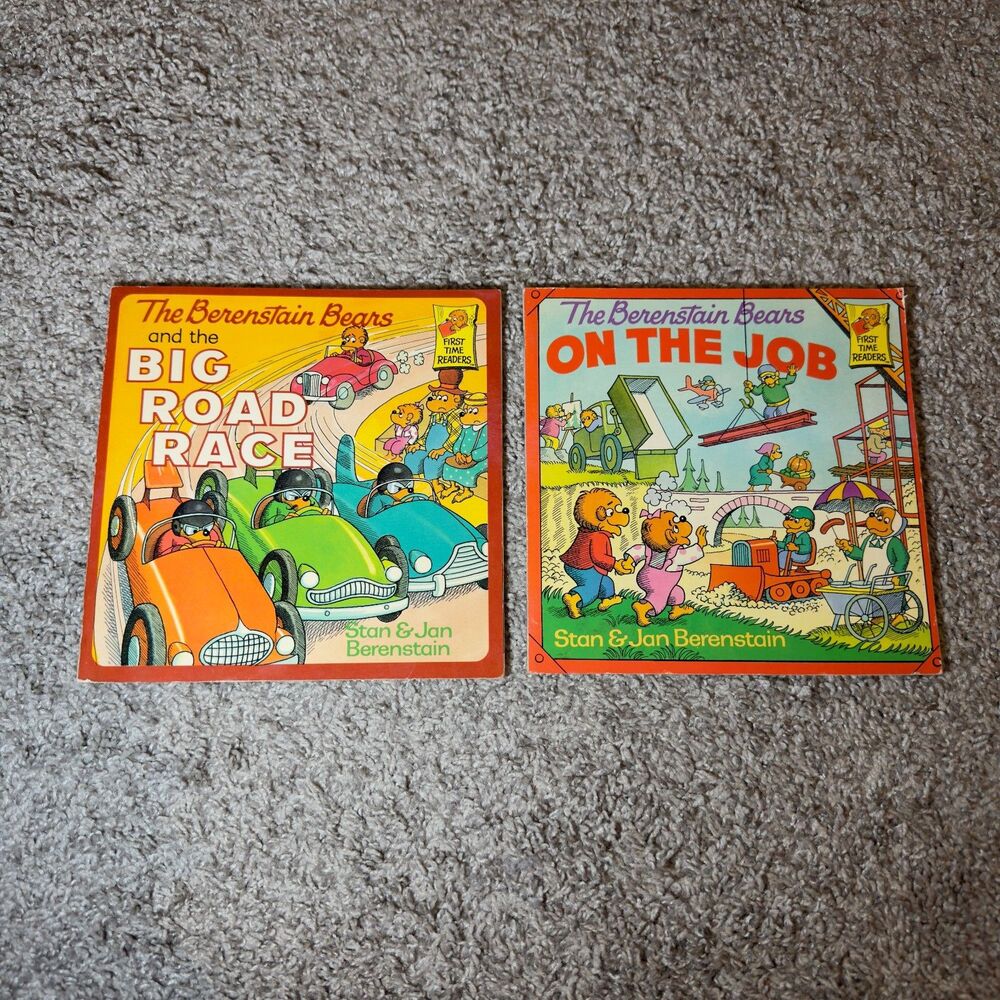 The Berenstain Bears - Big Road Race / On The Job Paperback Stan Jan Berenstain